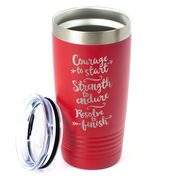 Running 20 oz. Double Insulated Tumbler - Courage To Start