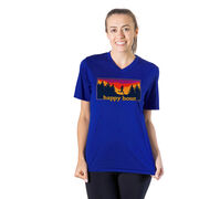 Women's Short Sleeve Tech Tee - Happy Hour