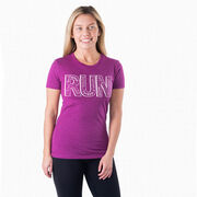Womens Everyday Runners Tee Run With Inspiration