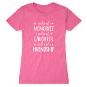 Women's Everyday Runners Tee - Miles of Friendship Mantra