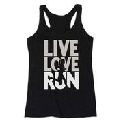 Women's Everyday Tank Top - Live Love Run Silhouette