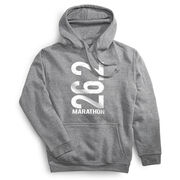 Statement Fleece Hoodie -  26.2 Marathon Vertical