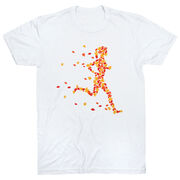 Running Short Sleeve T-Shirt - Autumn Runner Girl