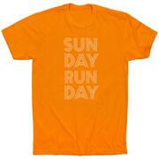 Running Short Sleeve T-Shirt - Sunday Runday (Stacked)