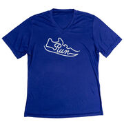 Women's Short Sleeve Tech Tee - Run Shoe