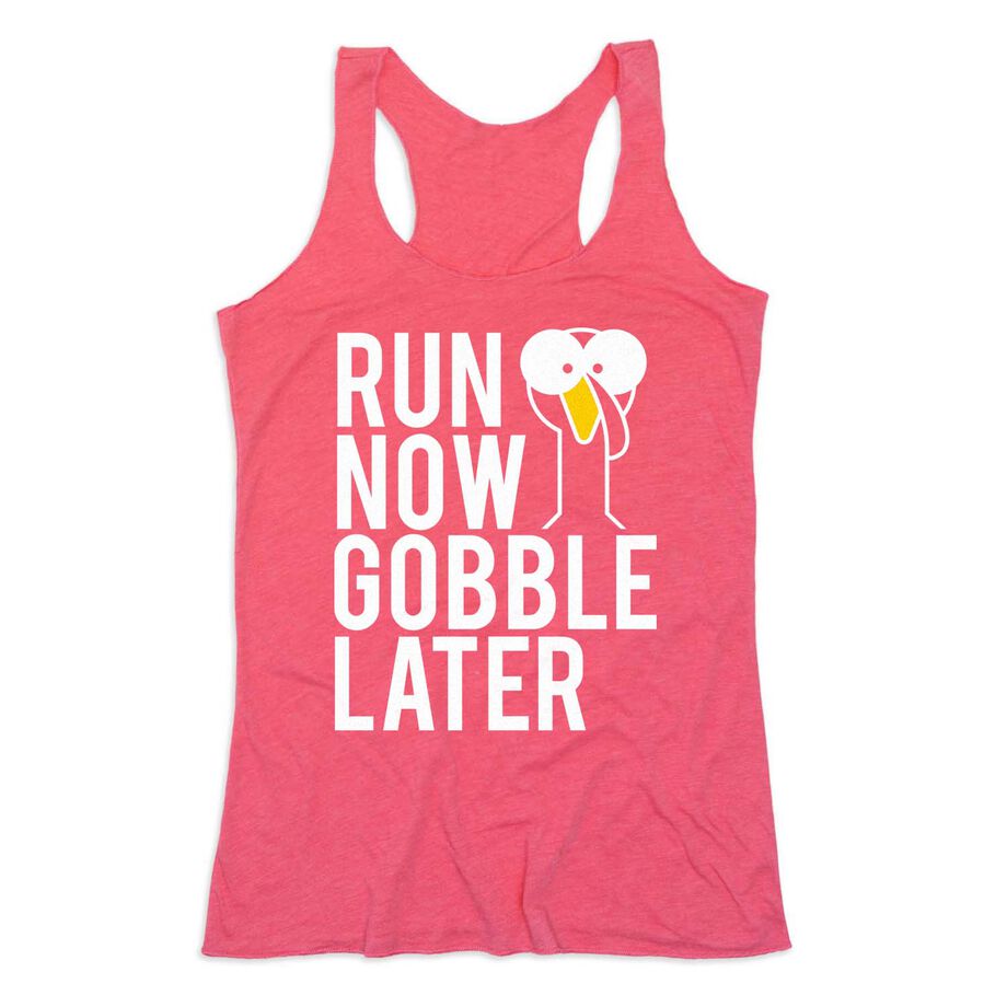 Women's Everyday Tank Top - Run Now Gobble Later (Bold)