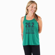 Flowy Racerback Tank Top - 26.2 Math Miles