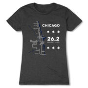 Women's Everyday Runners Tee - Chicago Route