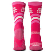 Socrates&reg; Mid-Calf Socks - She Believed She Could