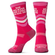 Socrates&reg; Mid-Calf Performance Sock Set - Run Like a Girl&reg;