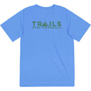 Men's Running Short Sleeve Performance Tee - Trails Over Treadmills