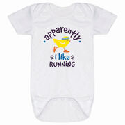 Running Baby One-Piece - Apparently, I Like Running