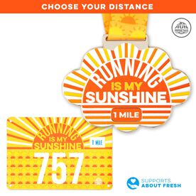 Virtual Race – Running Is My Sunshine Custom Distance