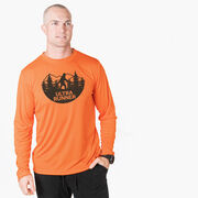 Men's Running Long Sleeve Performance Tee - Ultra Runner Bigfoot