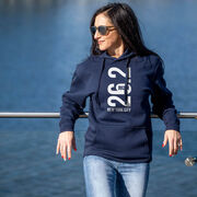 Statement Fleece Hoodie -  New York City 26.2 Vertical