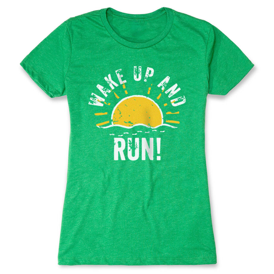 Women's Everyday Runners Tee - Wake Up And Run