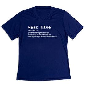 Women's Short Sleeve Tech Tee - wear blue Definition