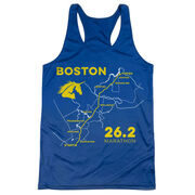 Women's Racerback Performance Tank Top - Boston Route