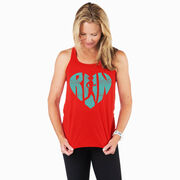 Flowy Racerback Tank Top - Love The Run