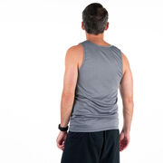 Men's Running Performance Tank Top - Trail Runner in the Mountains (Male)