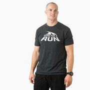 Running Short Sleeve T- Shirt - Gone For a Run&reg; White Logo