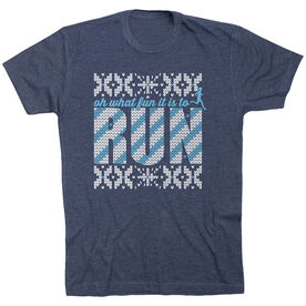 Running Short Sleeve T-Shirt - Oh What Fun It Is to Run