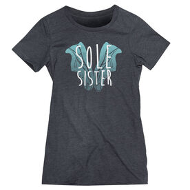 Women's Everyday Runners Tee Sole Sister Love [Charcoal/Adult XX-Large] - SS
