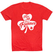 Running Short Sleeve T-Shirt - Kiss A Lucky Runner