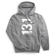 Statement Fleece Hoodie -  13.1 Half Marathon Vertical