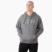 Statement Fleece Hoodie -  Let's Run Lucky