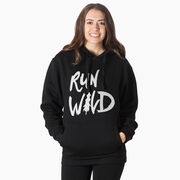 Statement Fleece Hoodie -  Run Wild Sketch