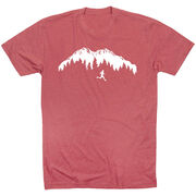 Running Short Sleeve T-Shirt - Trail Runner in the Mountains (Male)