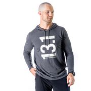 Running Lightweight Hoodie - 13.1 Half Marathon Vertical