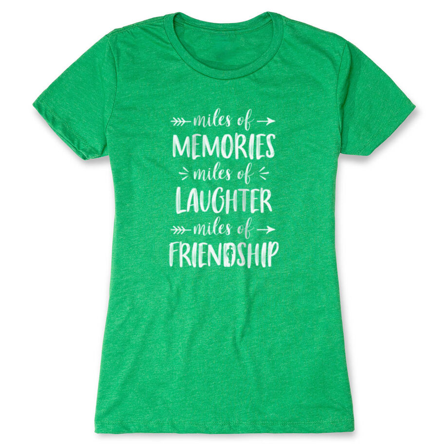 Women's Everyday Runners Tee - Miles of Friendship Mantra