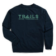 Running Raglan Crew Neck Pullover - Trails Over Treadmills