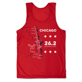 Men's Running Performance Tank Top - Chicago Route