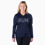 Women's Long Sleeve Tech Tee - Run Lines