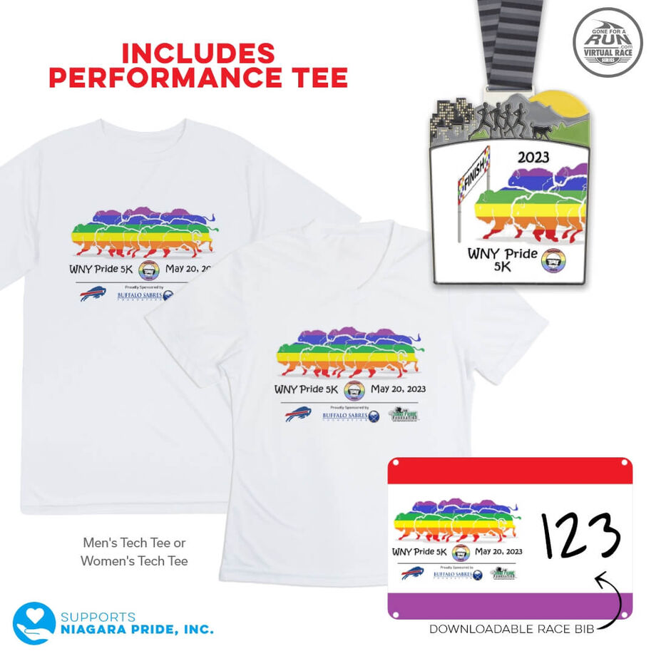 Virtual Race - WNY Pride 5K (2023)
