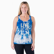 RunTechnology® Performance Tank Top - Live Love Run Silhouette