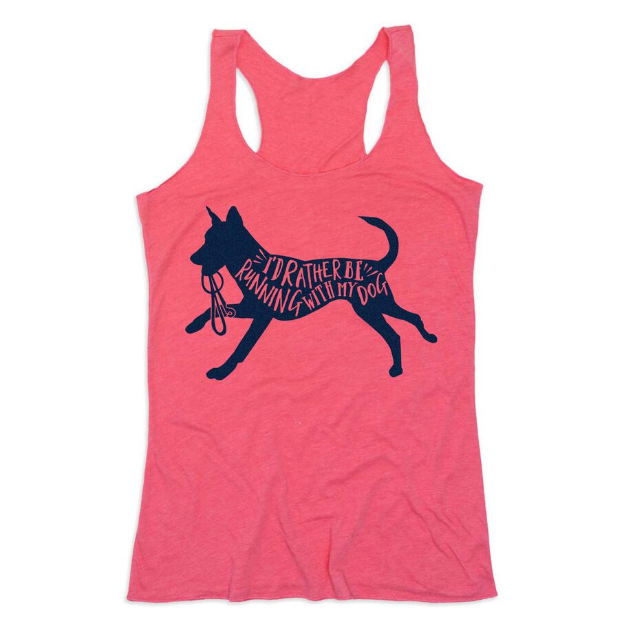 Women's Everyday Tank Top - I'd Rather Be Running with My Dog