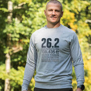 Running Raglan Crew Neck Pullover - 26.2 Math Miles