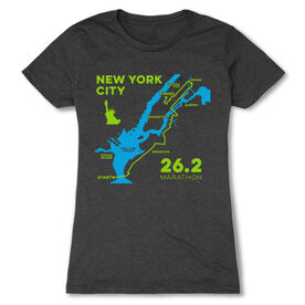 Women's Everyday Runners Tee - New York City Route