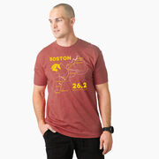 Running Short Sleeve T-Shirt - Boston Route