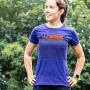 Running Women's Everyday Tee - Chasing Sunsets