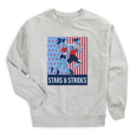 Running Raglan Crew Neck Sweatshirt - Stars and Strides