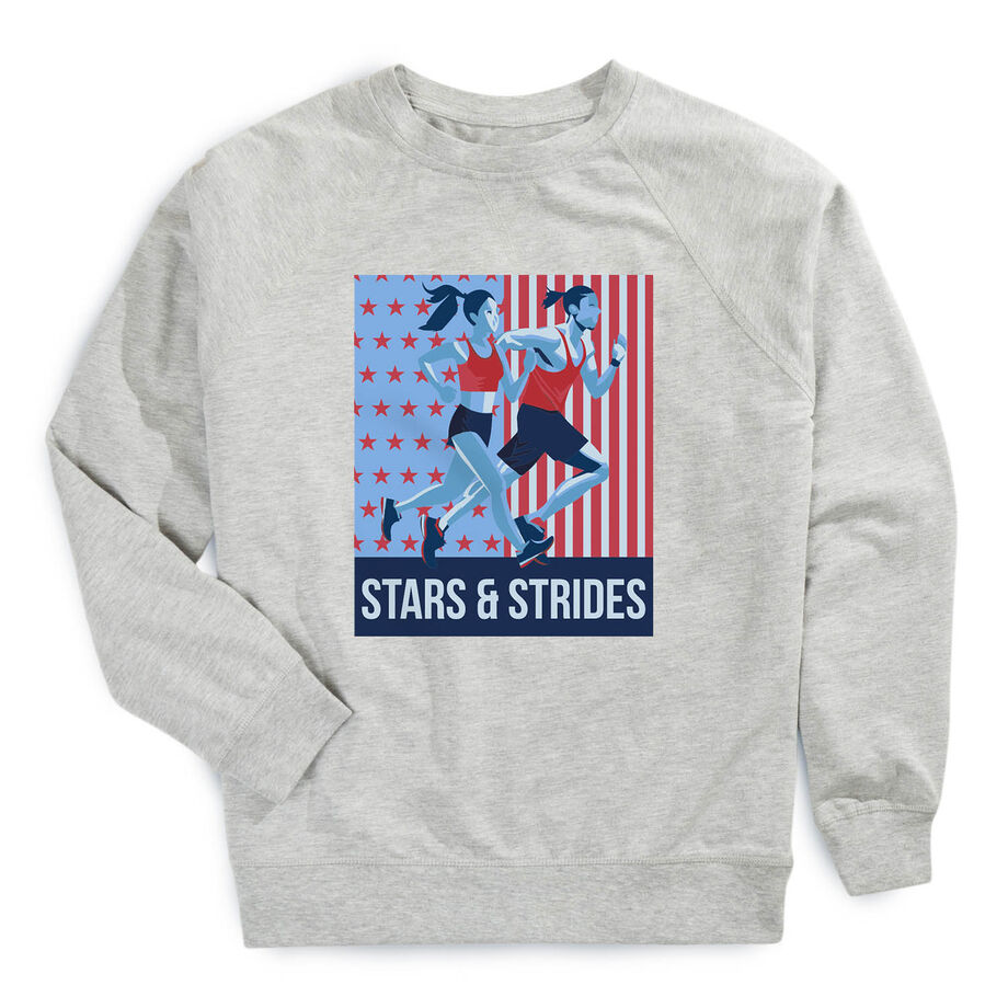 Running Raglan Crew Neck Sweatshirt - Stars and Strides