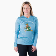 Women's Long Sleeve Tech Tee - Mile After Luckin Mile