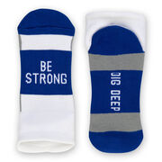 Socrates® Woven Performance Socks Be Strong (Royal)