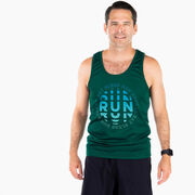 Men's Running Performance Tank Top - Eat Sleep Run Repeat