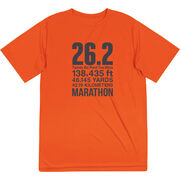 Men's Running Short Sleeve Performance Tee - 26.2 Math Miles